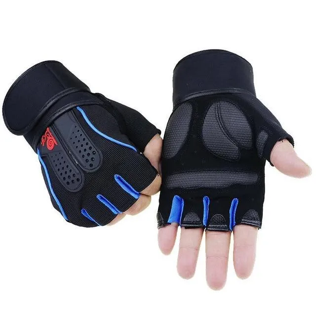 1 Pair Half Finger Weight Lifting Gloves Men Women Weightlifting Fitness Non-Slip Sport Gloves For Dumbbells Gym Training Gloves