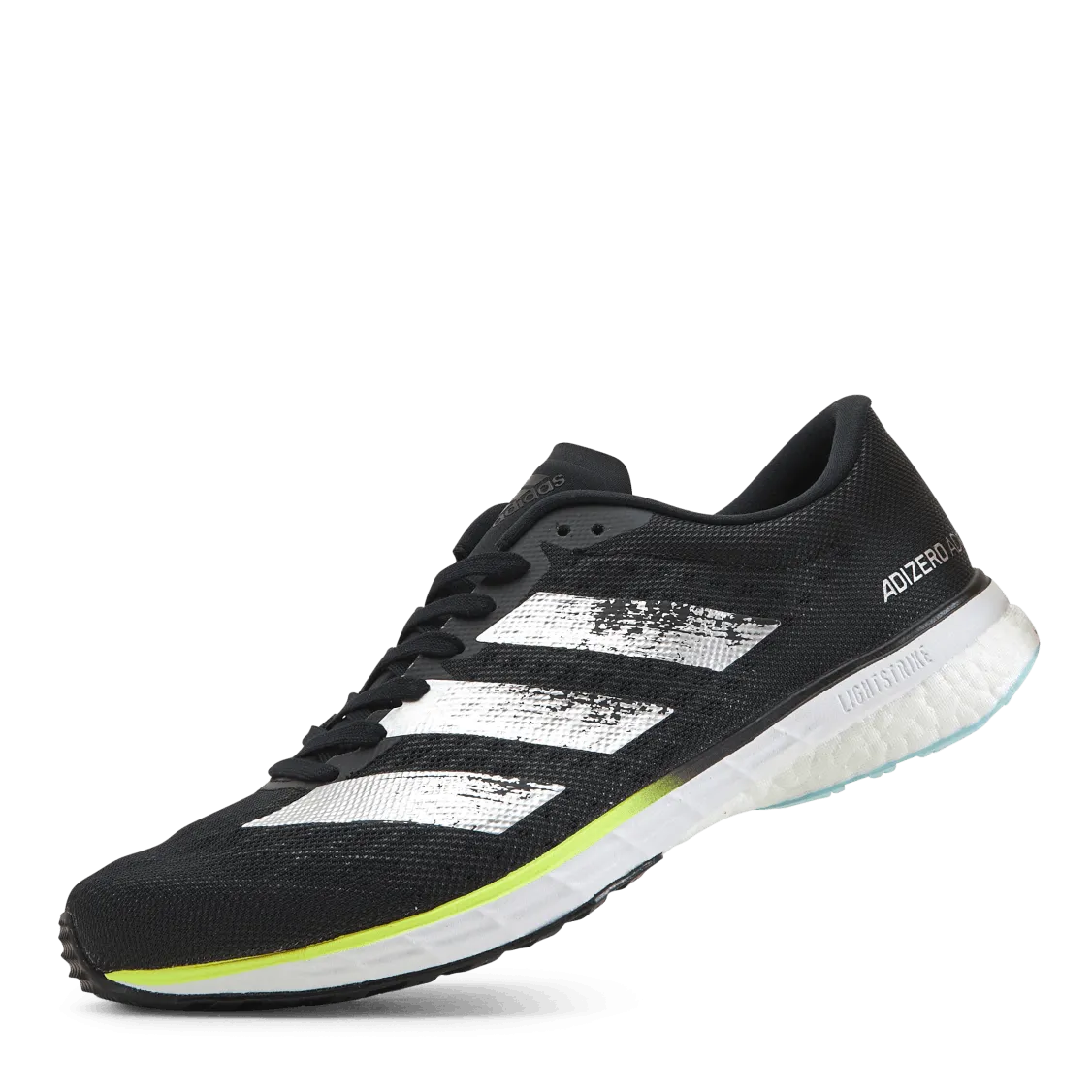 Adizero Adios 5 Shoes Core Black / Silver Metallic / Solar Yellow