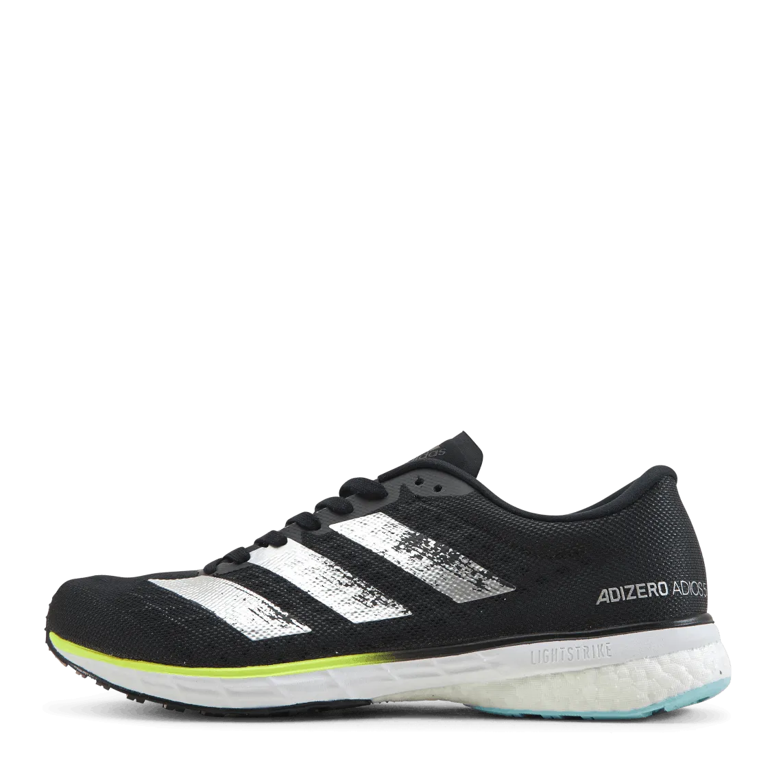 Adizero Adios 5 Shoes Core Black / Silver Metallic / Solar Yellow