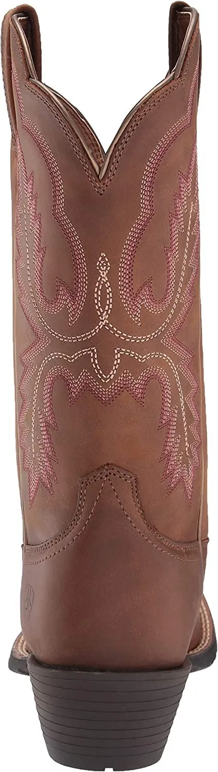 Ariat Women's Hybrid Rancher Western Boot, Distressed Brown
