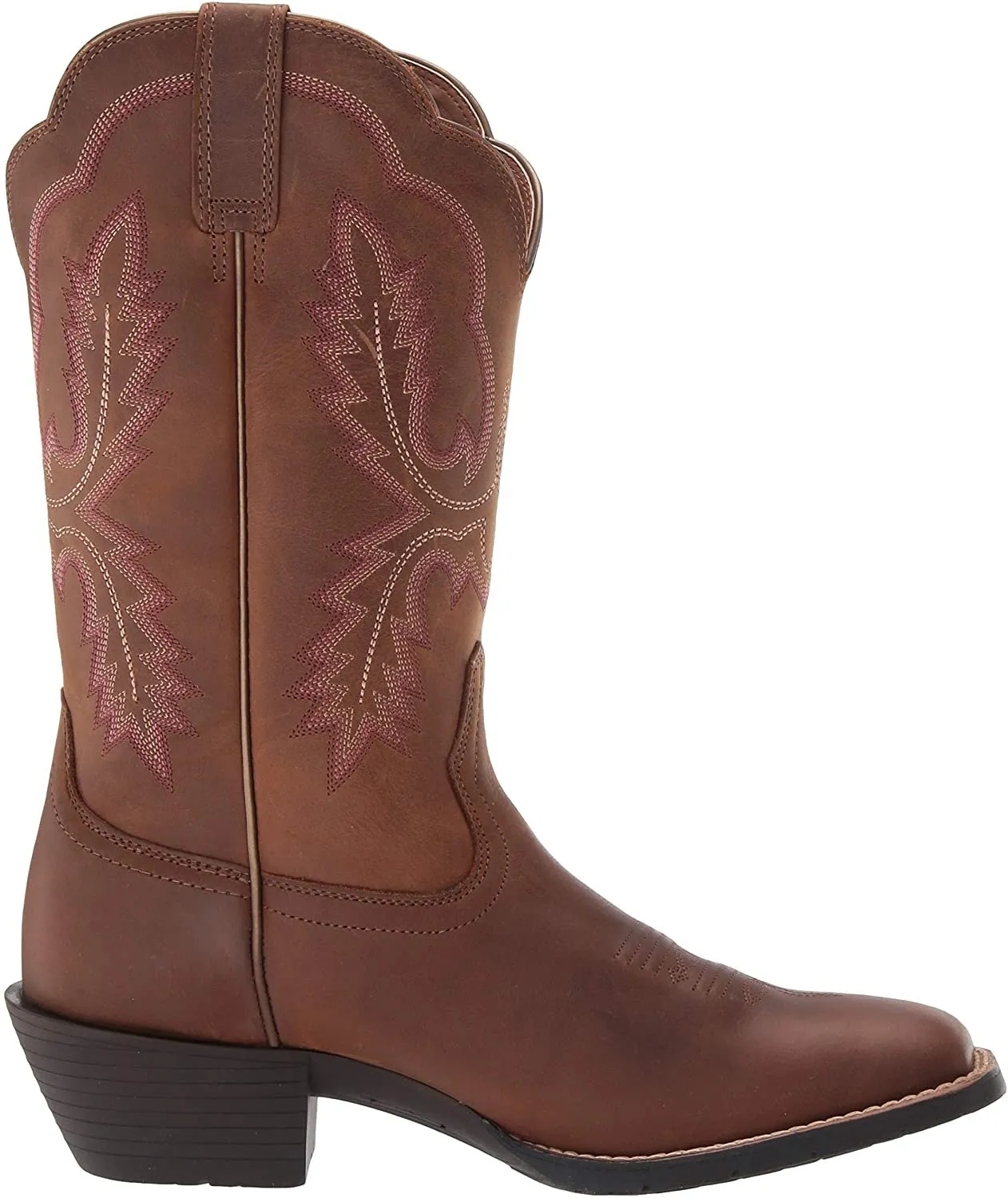 Ariat Women's Hybrid Rancher Western Boot, Distressed Brown