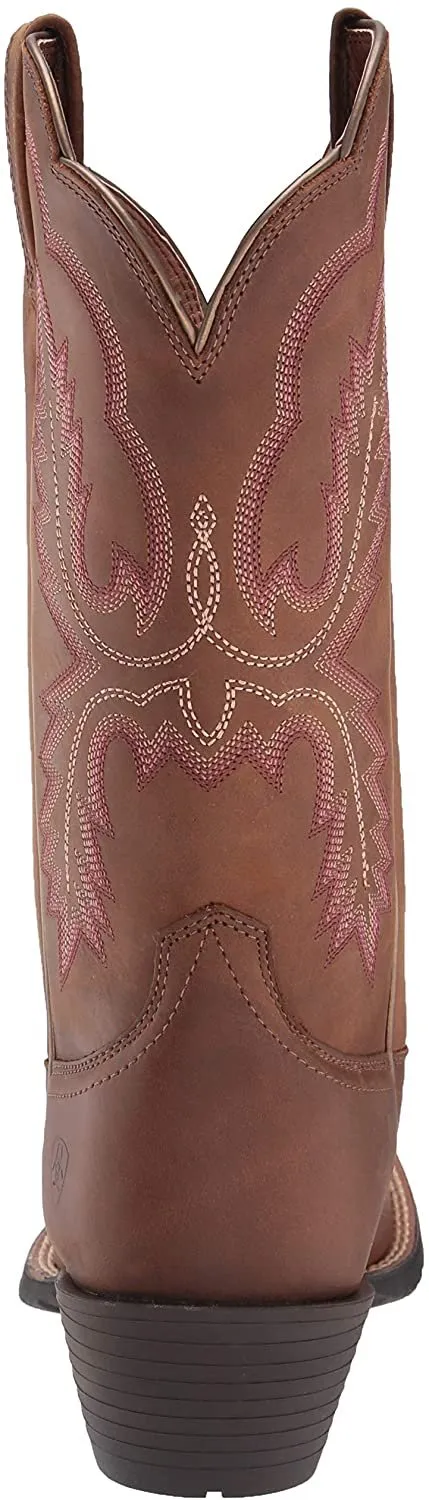 Ariat Women's Hybrid Rancher Western Boot, Distressed Brown
