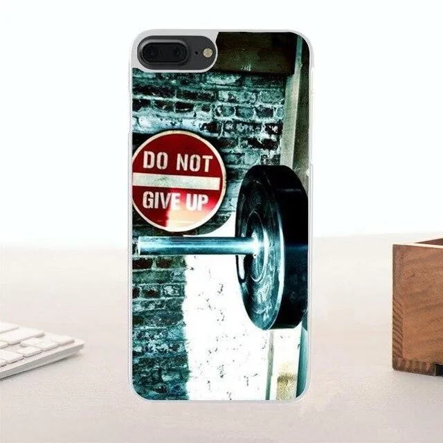 Bixedx Crossfit Kettlebells Weightfit TPU Phone Cases Covers For Apple iPhone 4 4S 5 5C SE 6 6S 7 8 Plus X