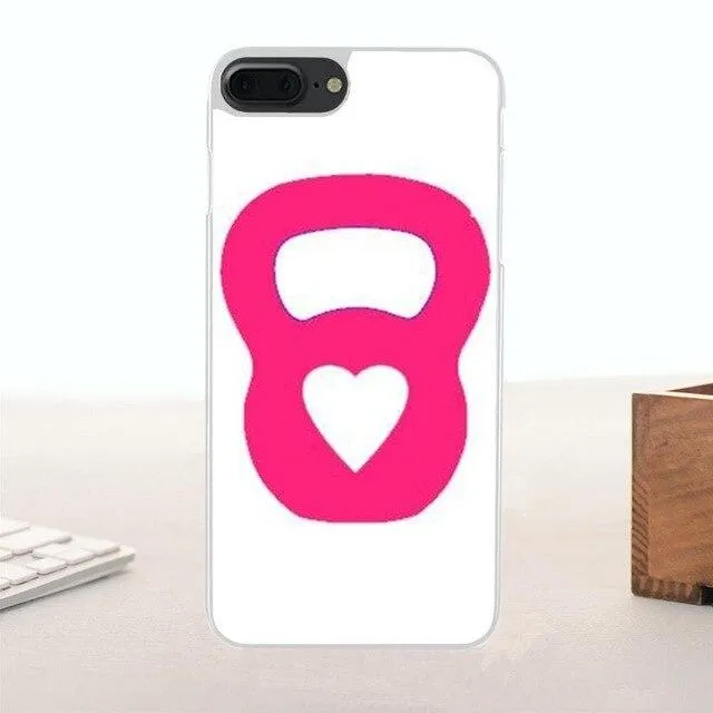 Bixedx I Love Kettle Bells Kettlebells Fitness For Samsung Galaxy A3 A5 A7 J1 J2 J3 J5 J7 2015 2016 2017 Soft Protector