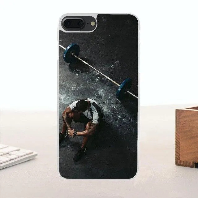 Bixedx Soft TPU Cases Capa Crossfit Kettlebells Weightfit For Samsung Galaxy A3 A5 A7 J1 J2 J3 J5 J7 2015 2016 2017