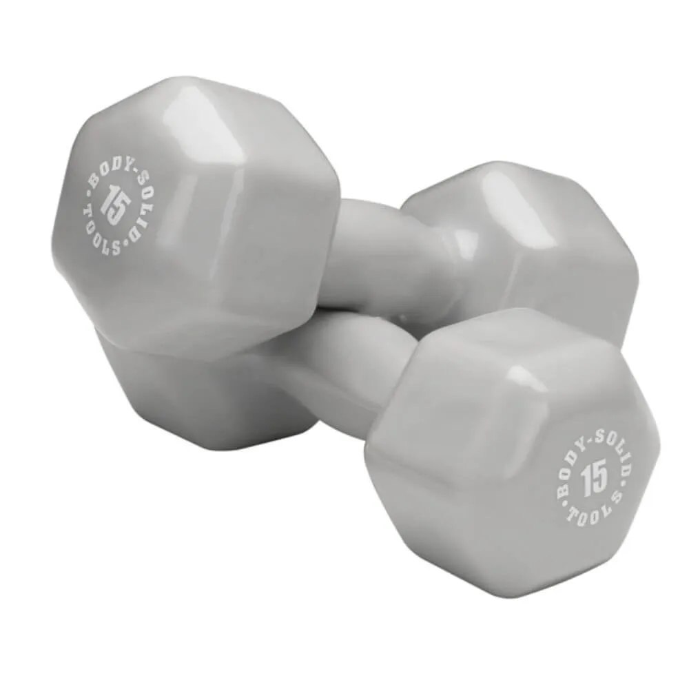 Body-Solid Tools Vinyl Dumbbells BSTVD