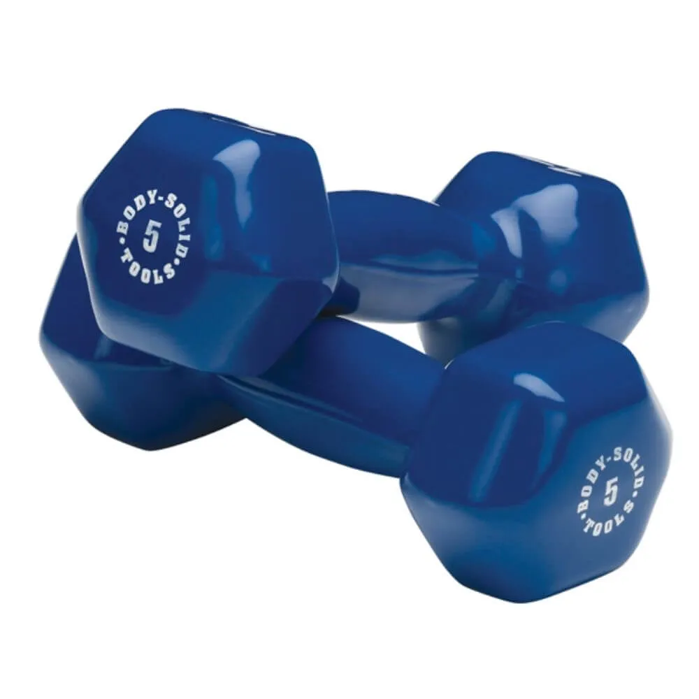 Body-Solid Tools Vinyl Dumbbells BSTVD