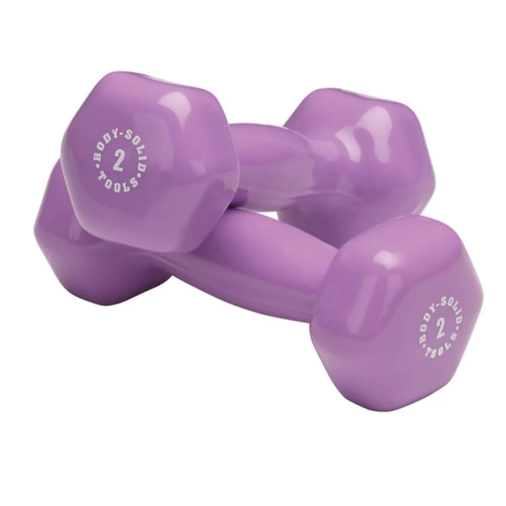 Body-Solid Tools Vinyl Dumbbells BSTVD