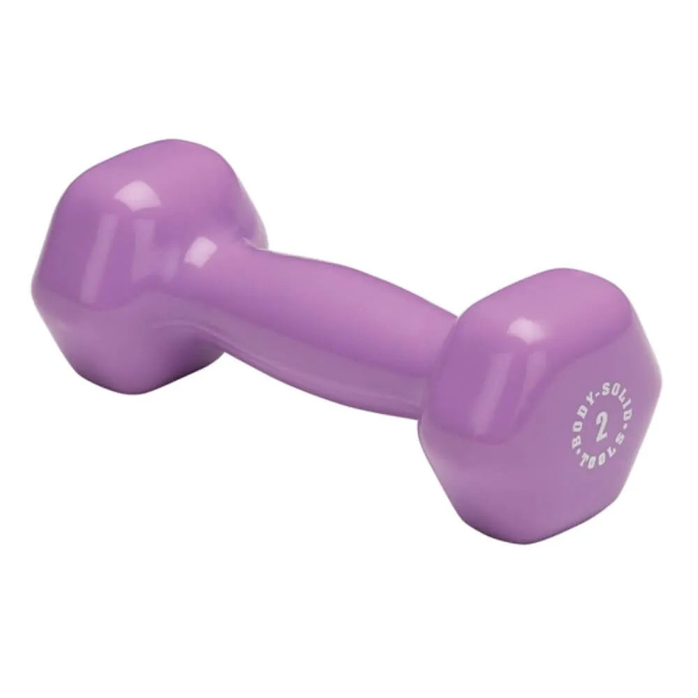 Body-Solid Tools Vinyl Dumbbells BSTVD