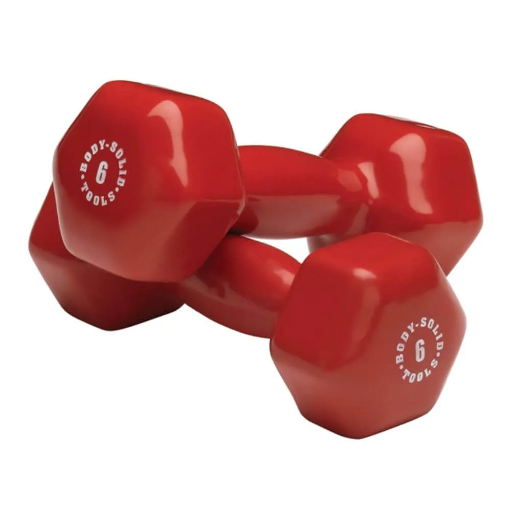 Body-Solid Tools Vinyl Dumbbells BSTVD