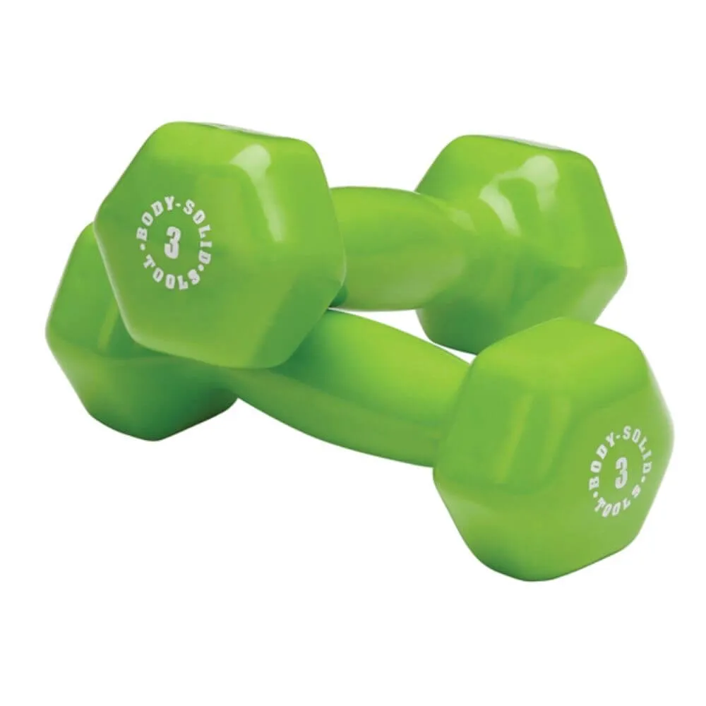 Body-Solid Tools Vinyl Dumbbells BSTVD