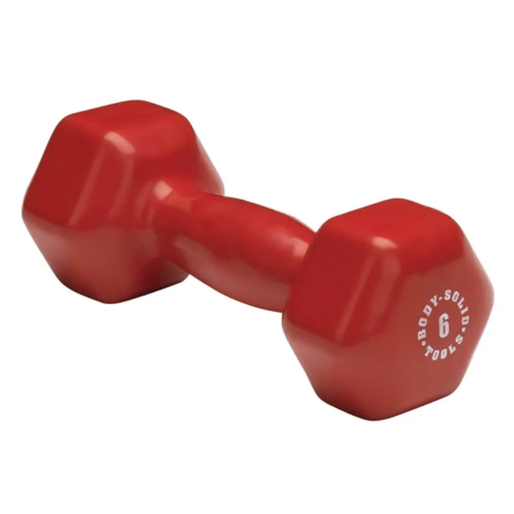 Body-Solid Tools Vinyl Dumbbells BSTVD
