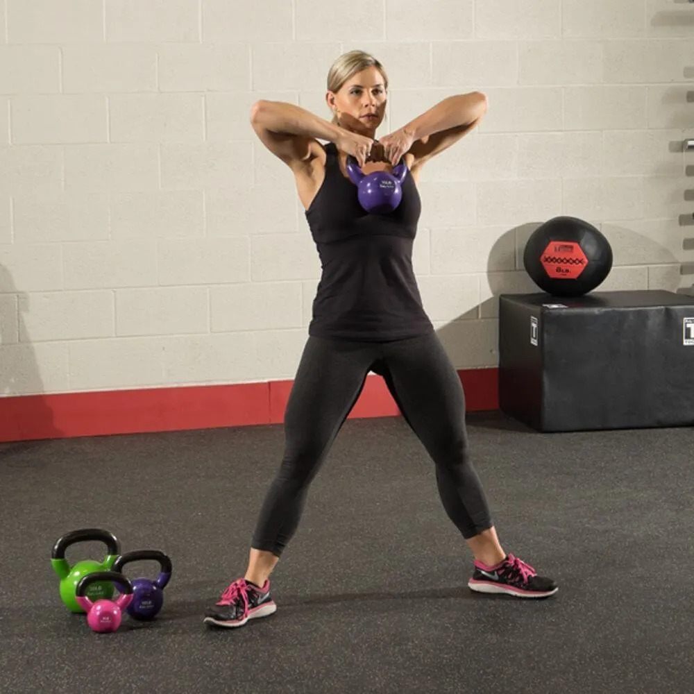 Body-Solid Vinyl Coated Kettlebells KBV