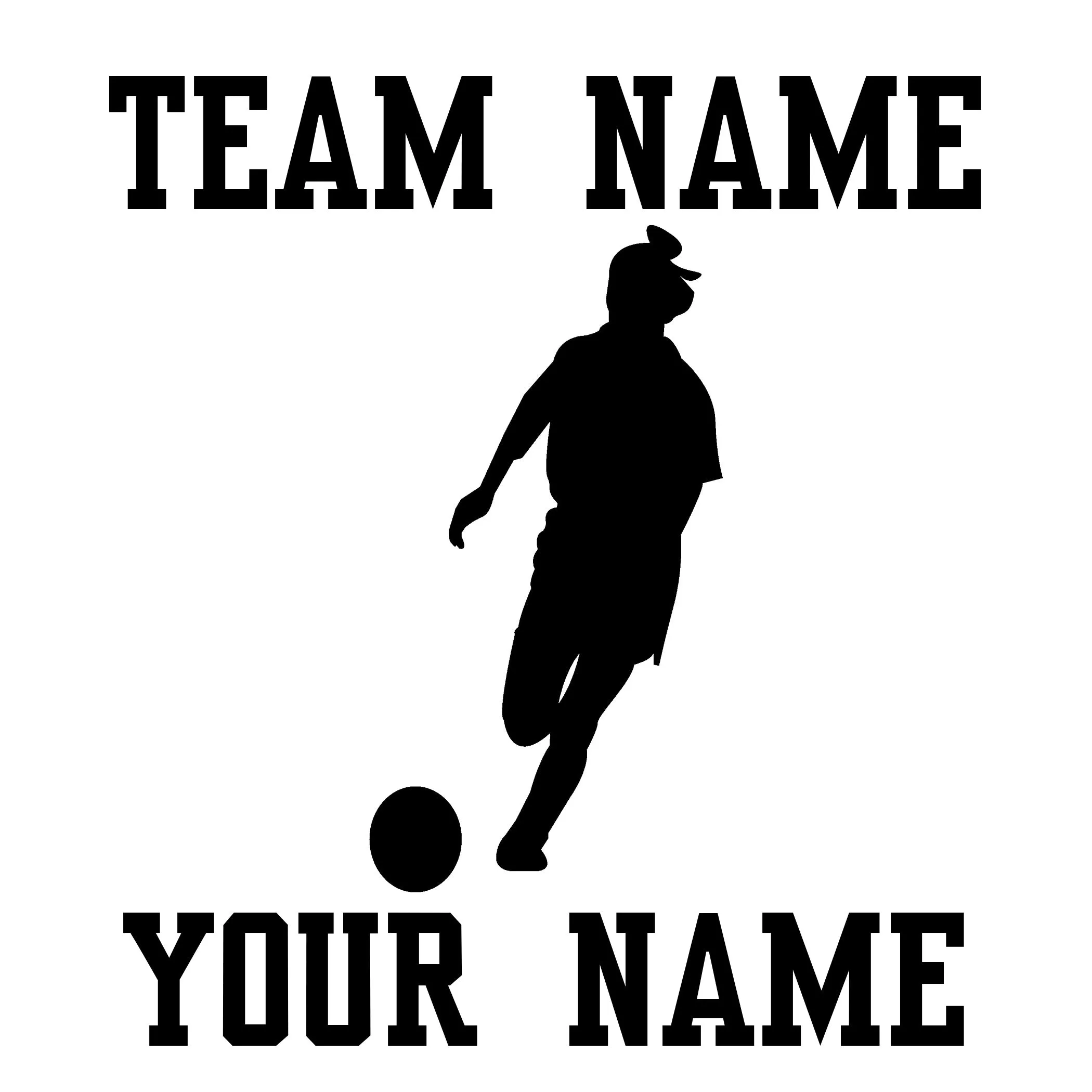 Custom Soccer Car Window Decal - Girl Kicking