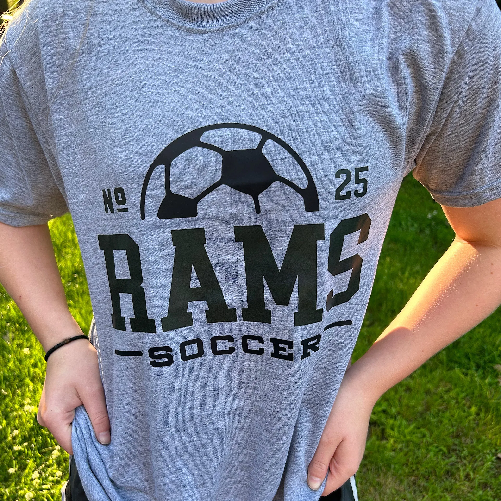 Custom Soccer Player Mascot Shirt