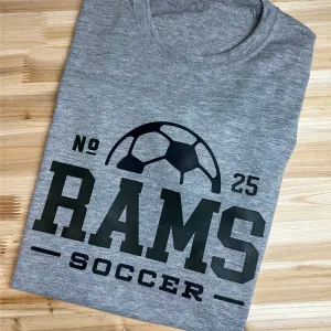 Custom Soccer Player Mascot Shirt