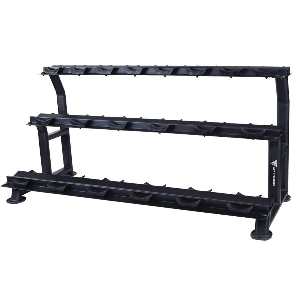 Hit Fitness Hex Dumbbell Rack | 10 Pairs