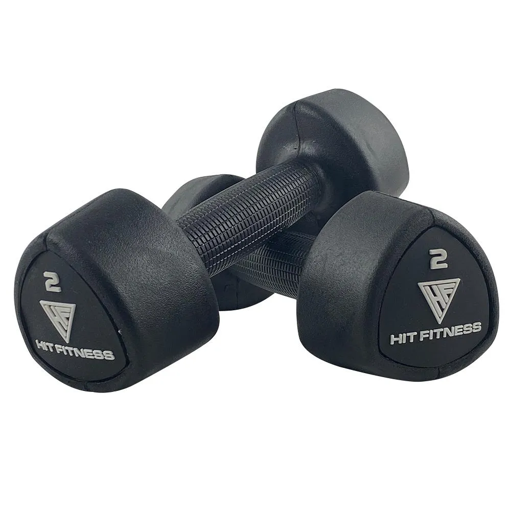 Hit Fitness Rubber Studio Dumbbell | 2kg