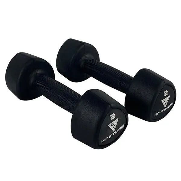 Hit Fitness Rubber Studio Dumbbell | 2kg