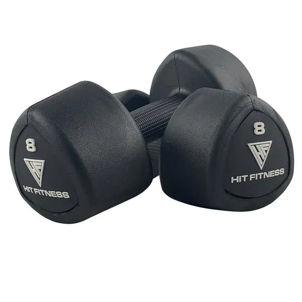 Hit Fitness Rubber Studio Dumbbell | 8kg