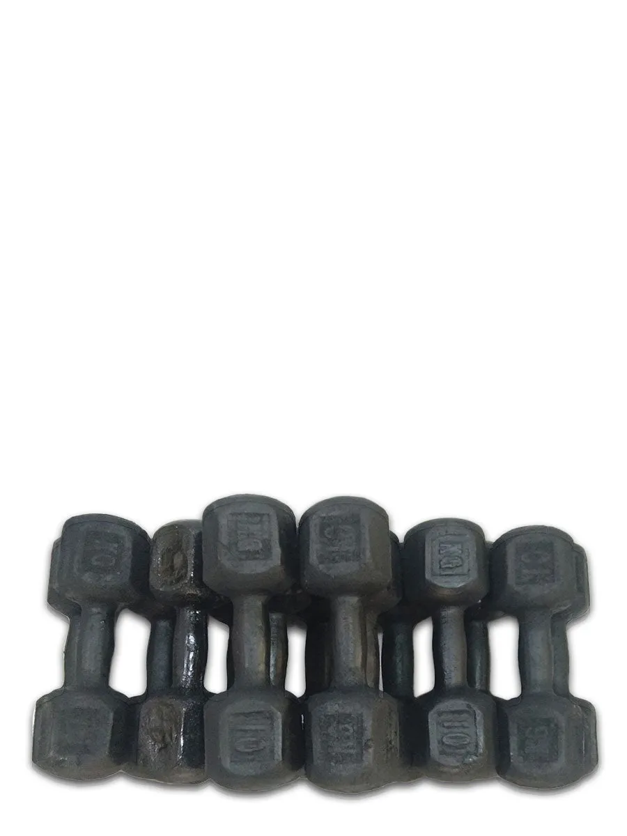 Iron Dumbbell Pair - 2KG / 10KG