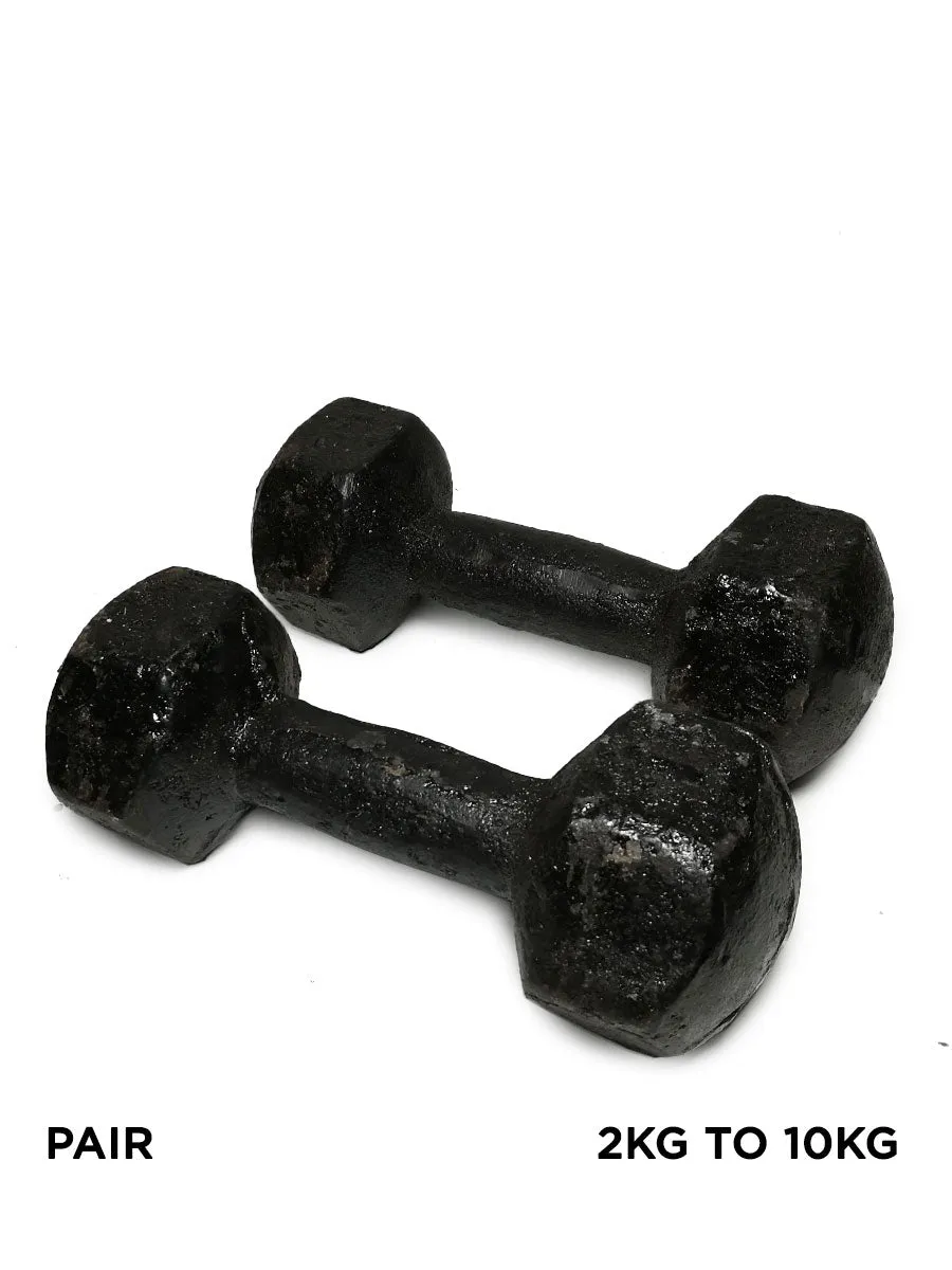 Iron Dumbbell Pair - 2KG / 10KG