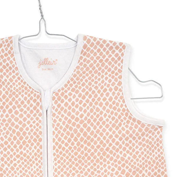 Jollein Sleeping Bag Summer Jersey Snake Pale Pink - Clearance