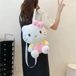 Kawaii Hello Kitty Plush Doll Backpack