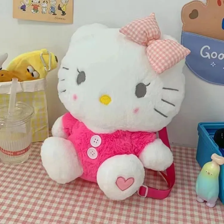 Kawaii Hello Kitty Plush Doll Backpack