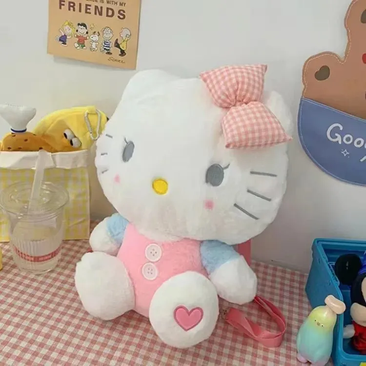 Kawaii Hello Kitty Plush Doll Backpack