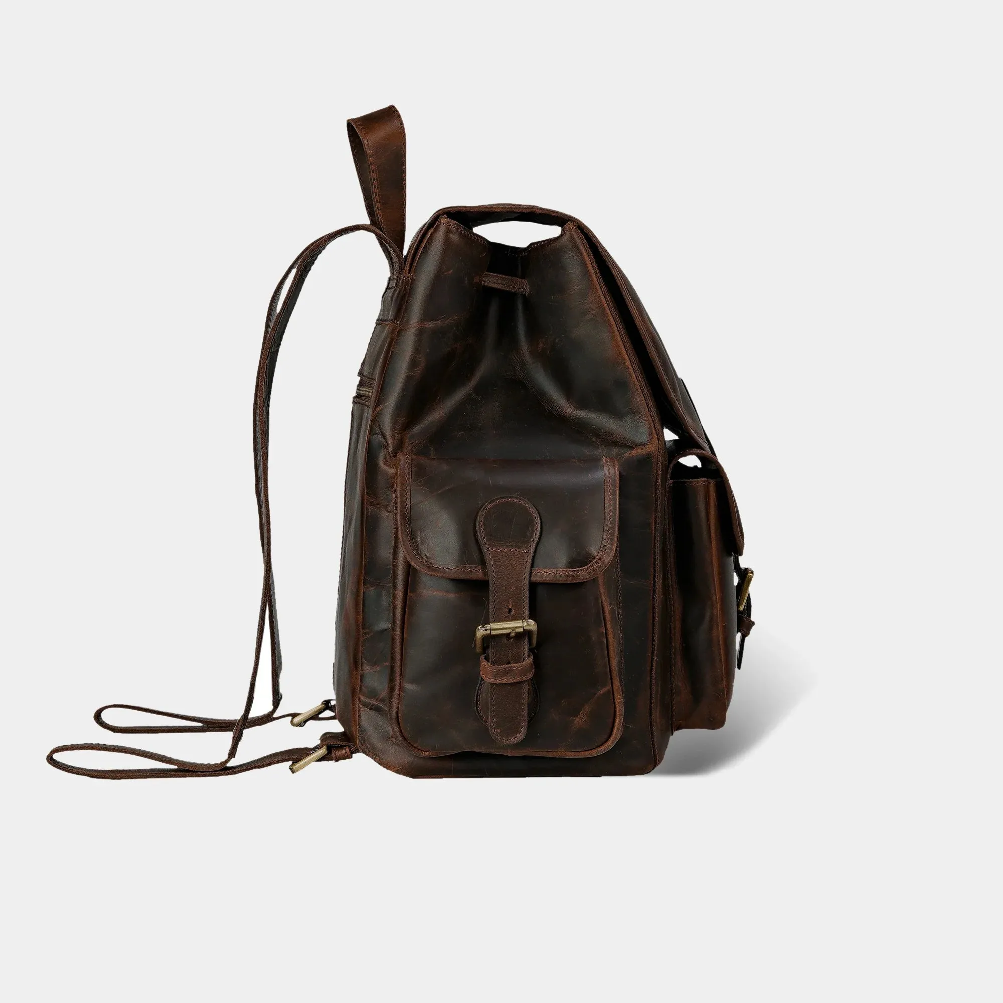 Madison Leather Hiking Backpack