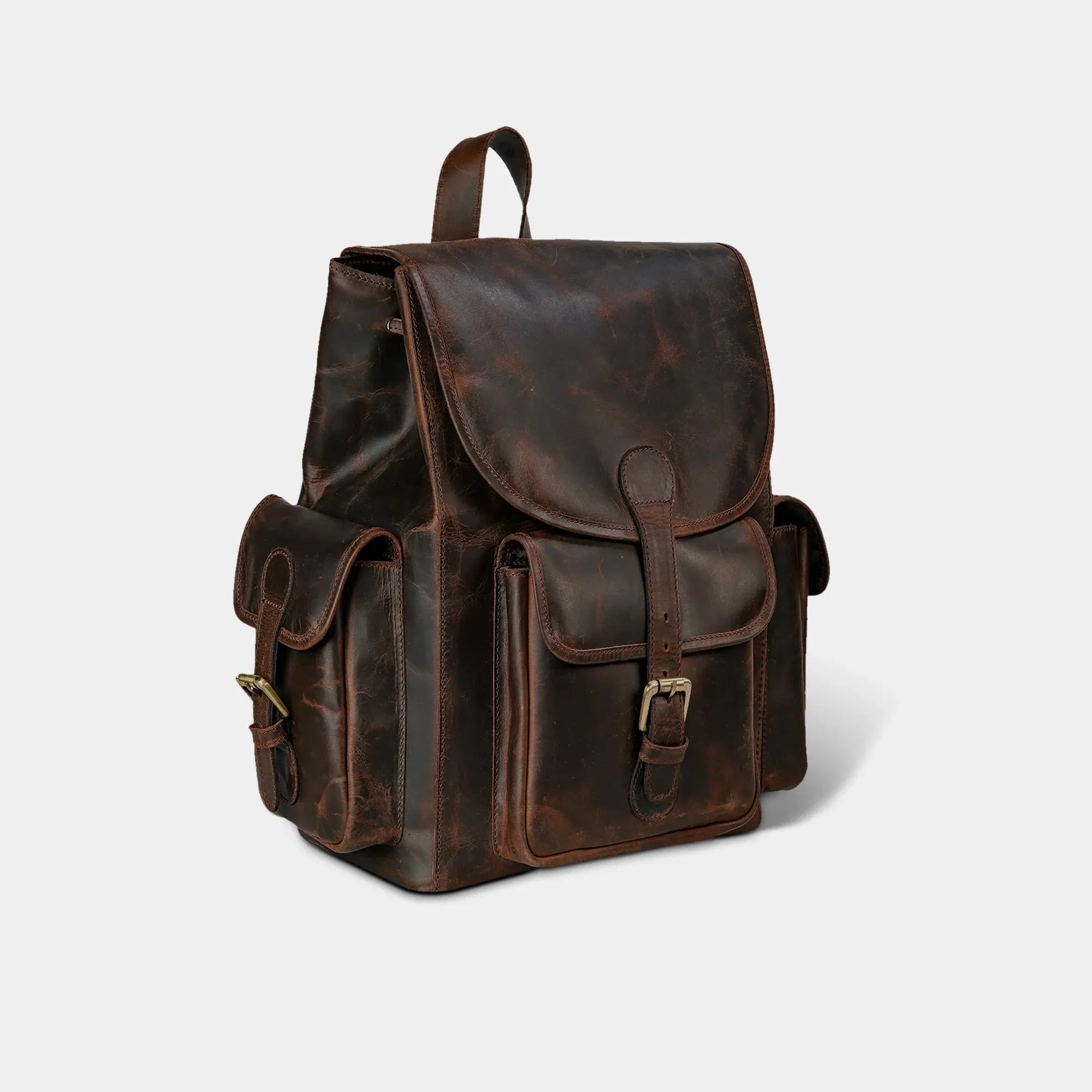 Madison Leather Hiking Backpack