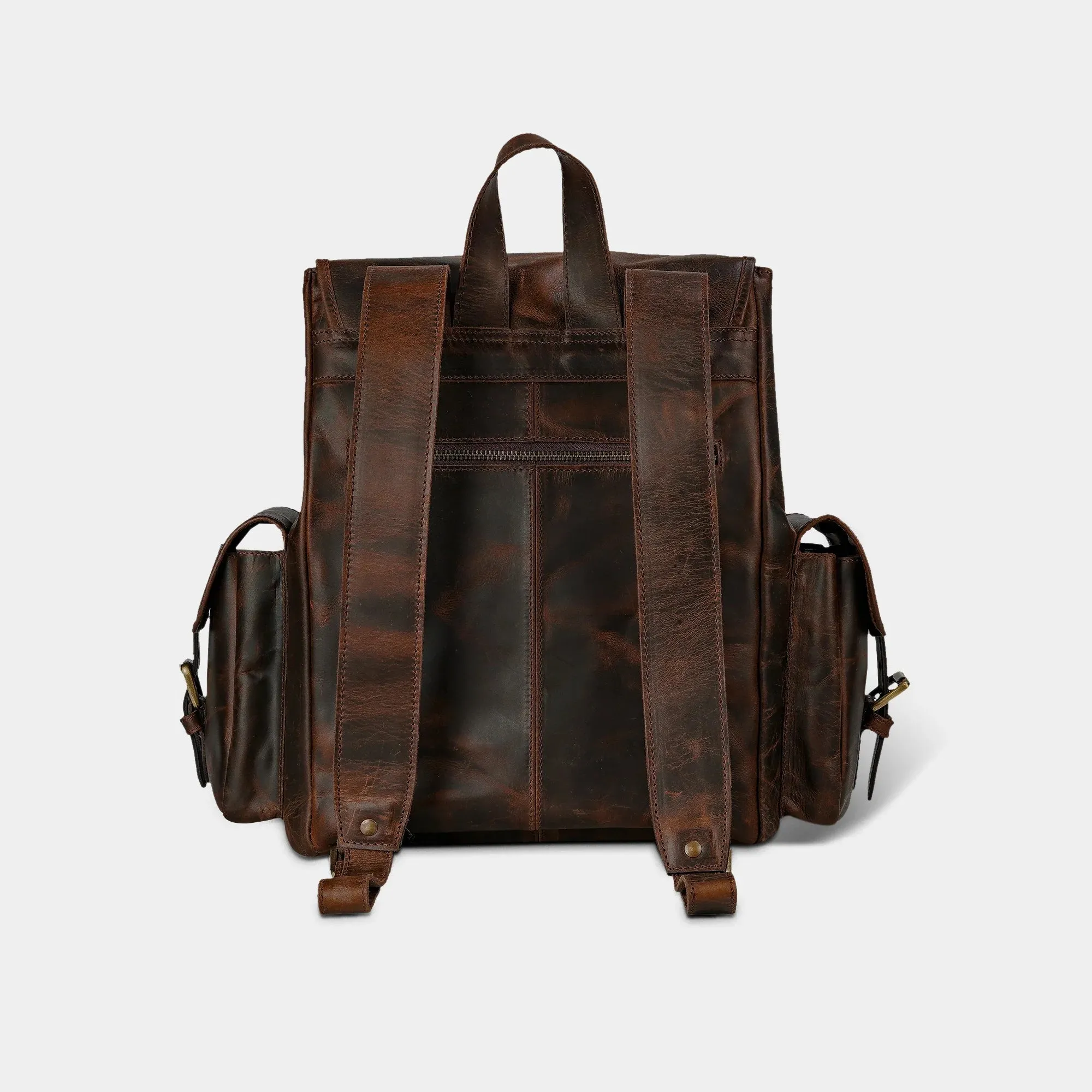 Madison Leather Hiking Backpack