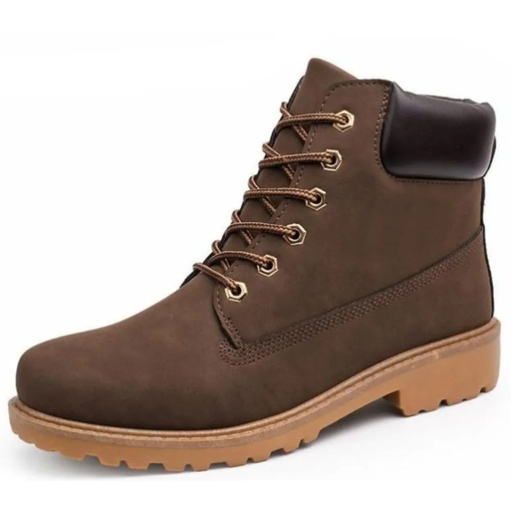 Mens Outdoor Waterproof Army Style Boots