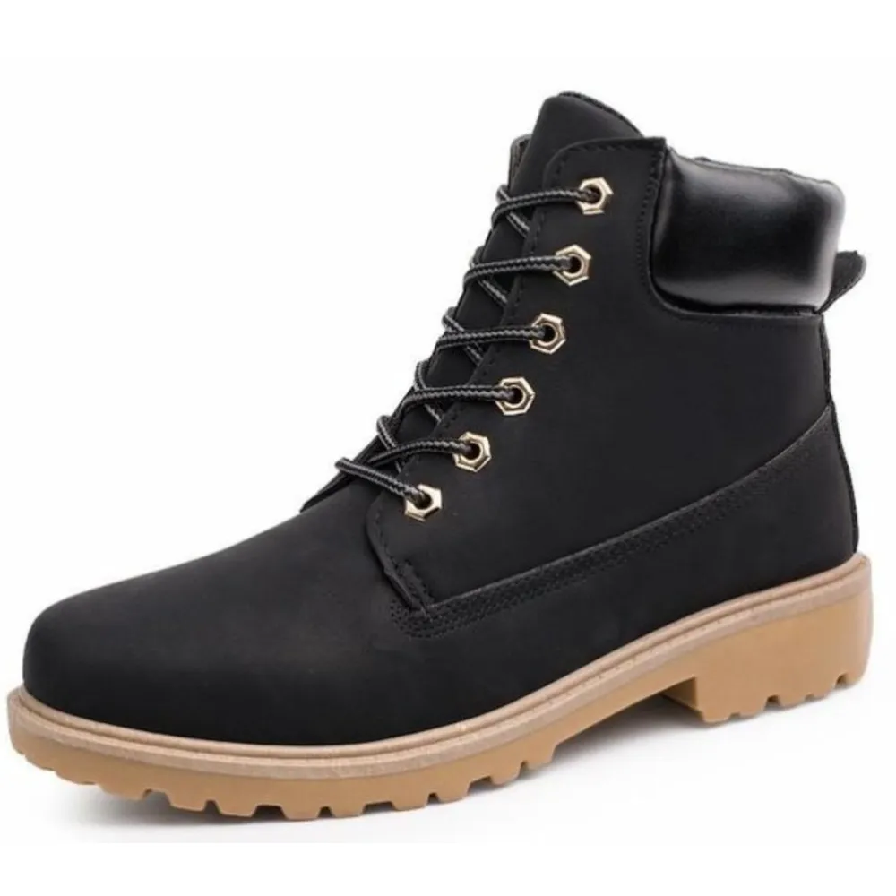 Mens Outdoor Waterproof Army Style Boots