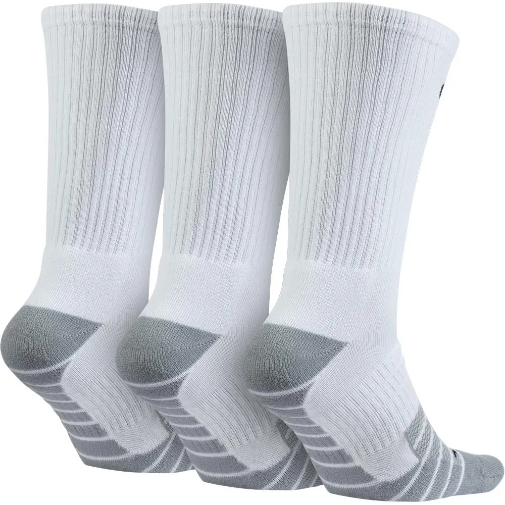 Nike Everyday Max Cushioned Crew 3 Pack Socks - White