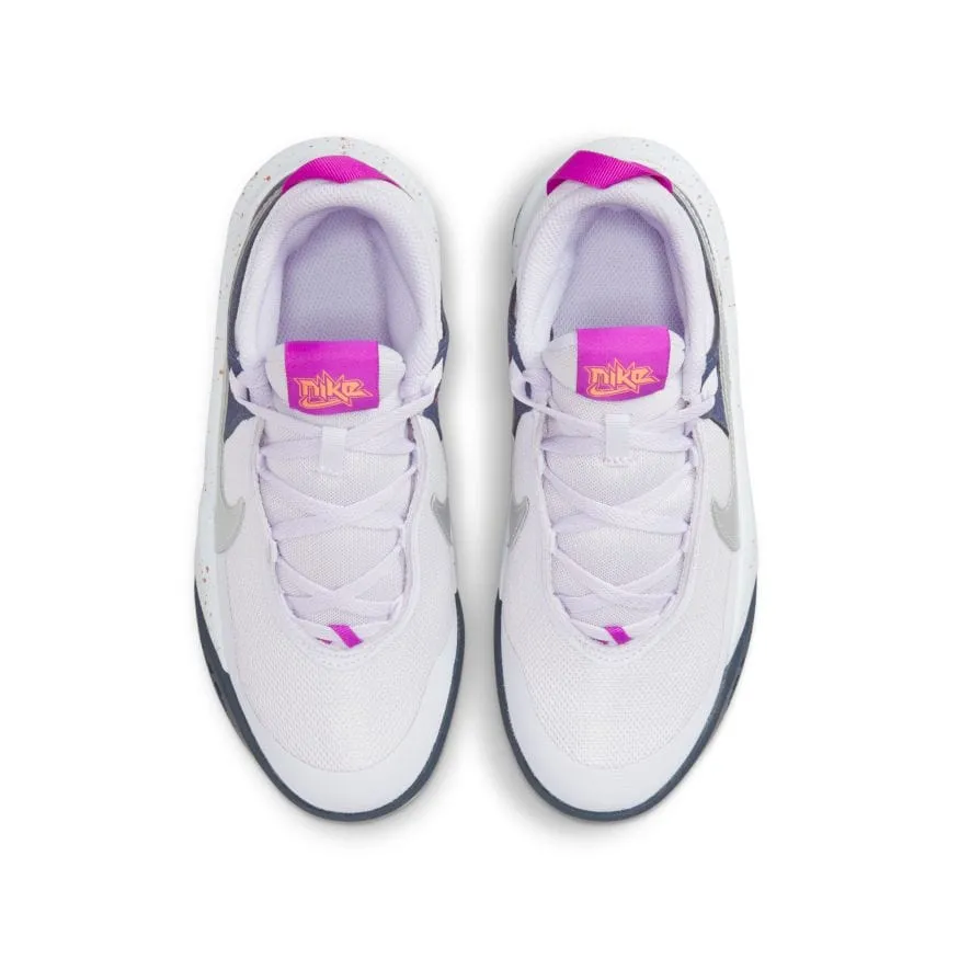 NIKE JUNIOR TEAM HUSTLE D 10 SE PURPLE/WHITE BASKETBALL SHOES