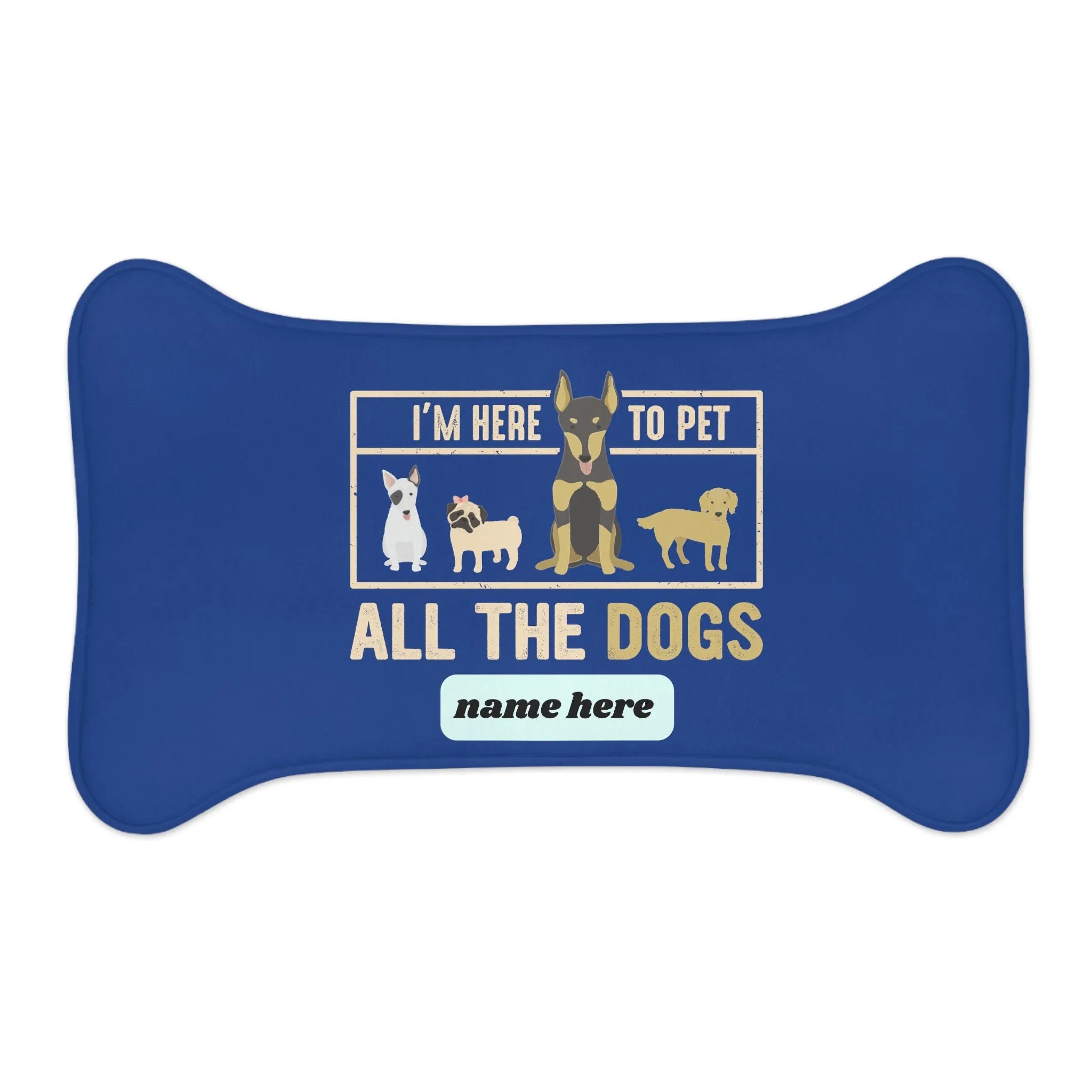 Personalized Dog Mat   Name Personalized Dog Food Mat Personalized Dog Placemant Custom Dog Bowl Mat Personalized Pet Mat
