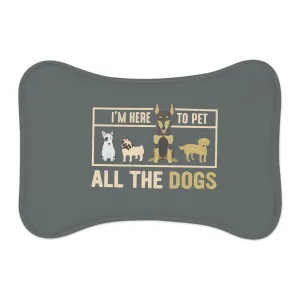 Personalized Dog Mat   Name Personalized Dog Food Mat Personalized Dog Placemant Custom Dog Bowl Mat Personalized Pet Mat