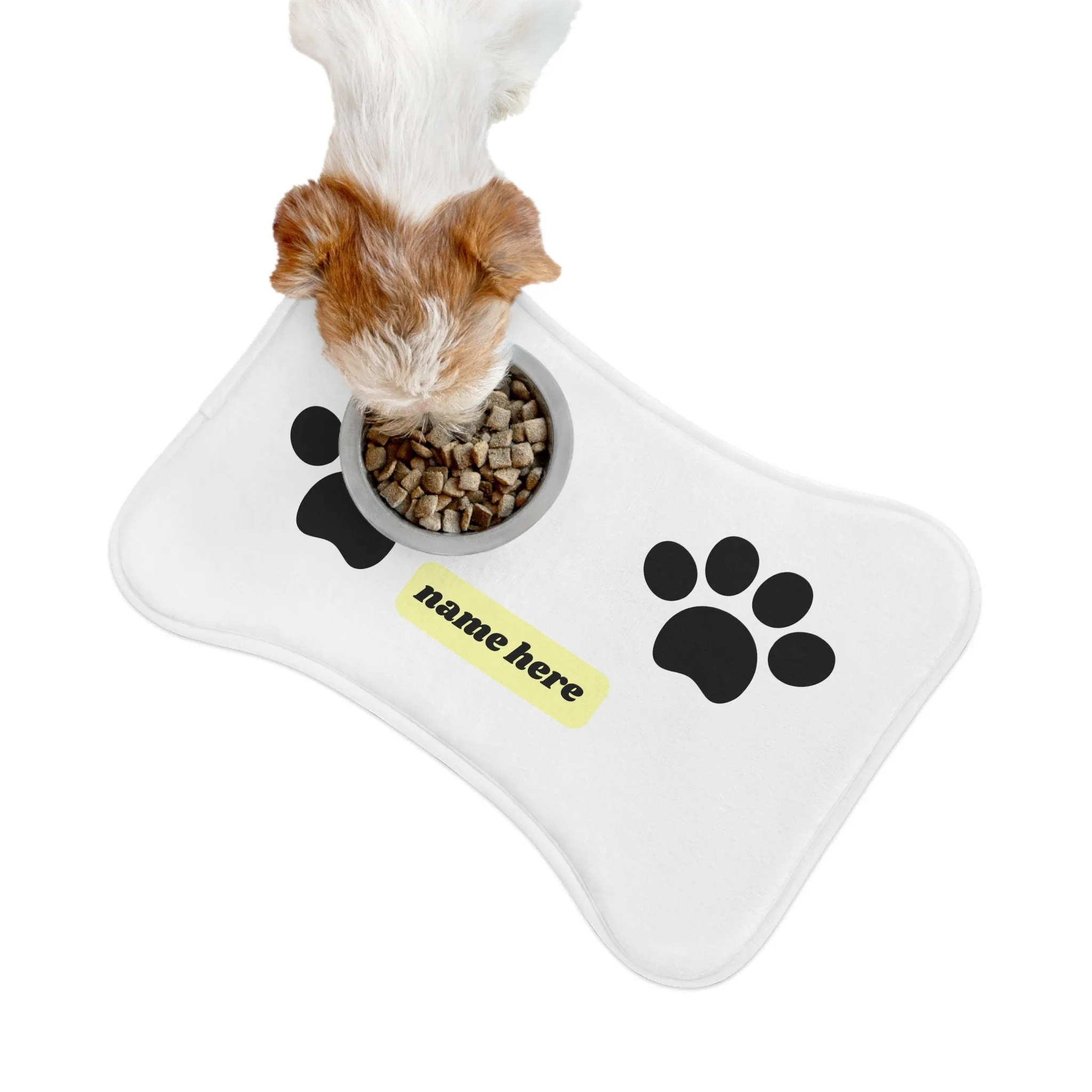 Personalized Dog Mat   Name Personalized Dog Food Mat Personalized Dog Placemant Custom Dog Bowl Mat Personalized Pet Mat