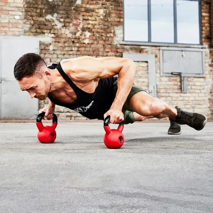 Rubber Coated Kettlebell 6KG