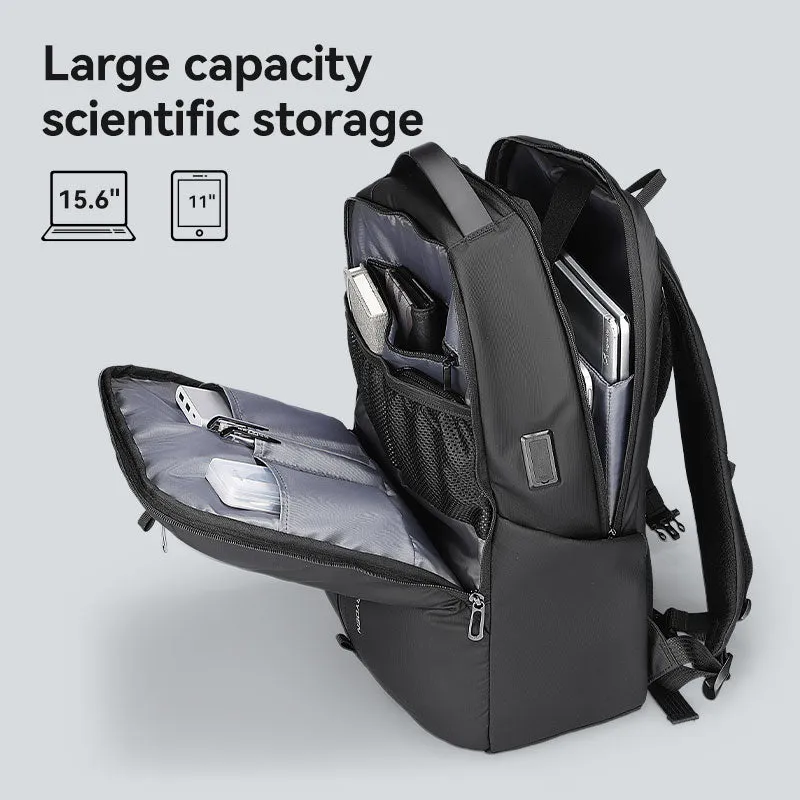 Sienet: Leather membrane material waterproof scratch-resistant high capacity Backpacks