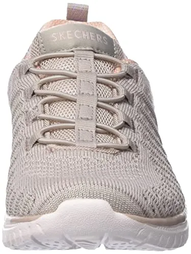 Skechers-Womens-Virtue-Brown-Sneakers-UK 6