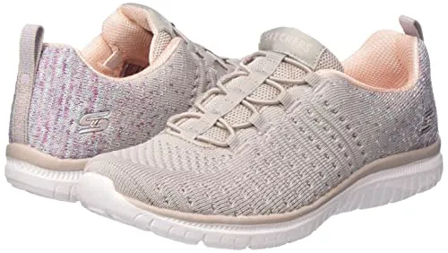 Skechers-Womens-Virtue-Brown-Sneakers-UK 6