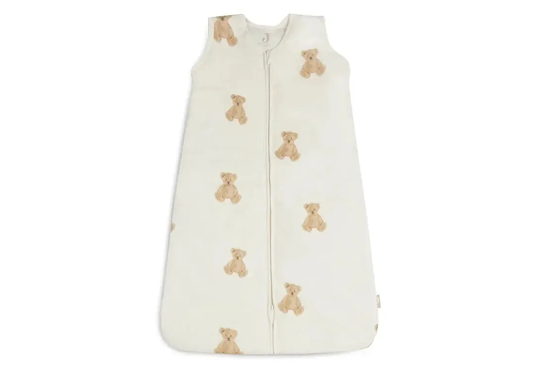 Sleeping Bag with Removable Sleeves 90cm - Teddy Bear