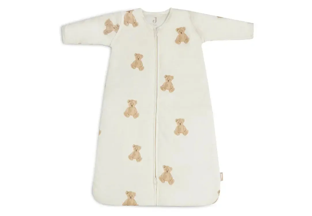 Sleeping Bag with Removable Sleeves 90cm - Teddy Bear