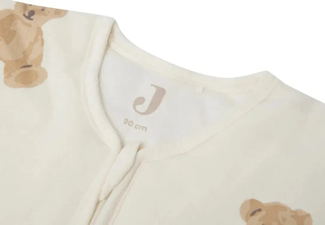 Sleeping Bag with Removable Sleeves 90cm - Teddy Bear