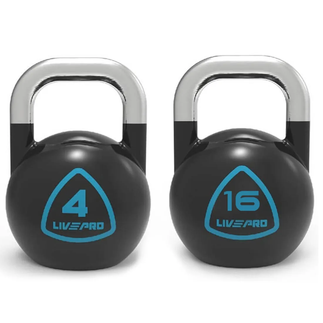 Steel Competition Kettlebells Set (4 To 28kg)